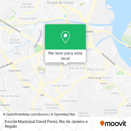 Escola Municipal David Perez mapa