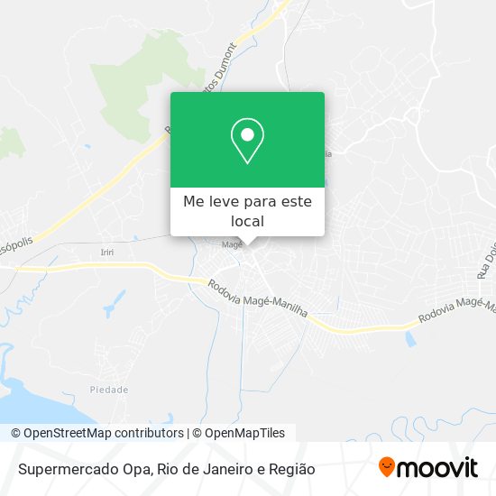 Supermercado Opa mapa