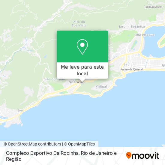 Complexo Esportivo Da Rocinha mapa