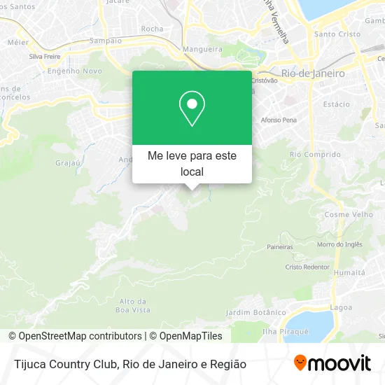 Tijuca Country Club mapa