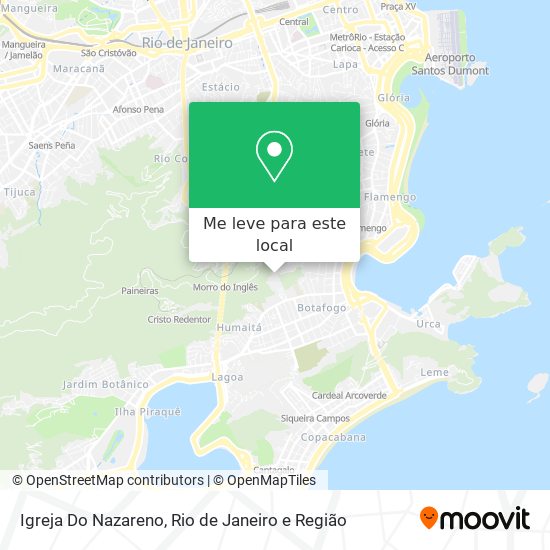 Igreja Do Nazareno mapa