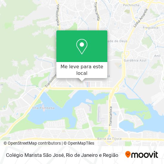 Colégio Marista São José mapa