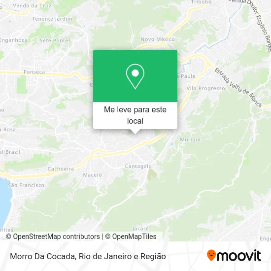 Morro Da Cocada mapa