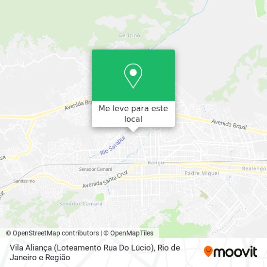 Vila Aliança (Loteamento Rua Do Lúcio) mapa