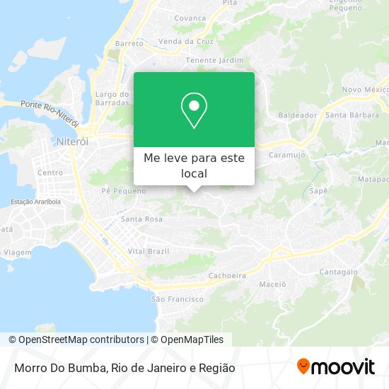 Morro Do Bumba mapa