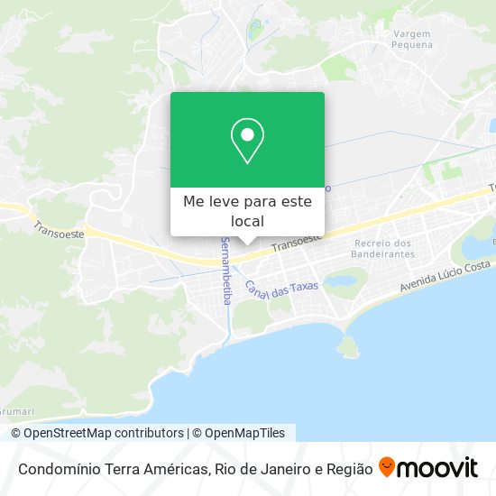 Condomínio Terra Américas mapa