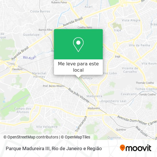 Parque Madureira III mapa
