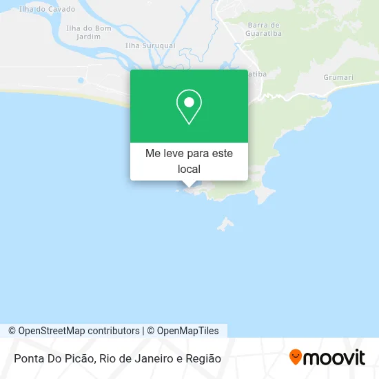 Ponta Do Picão mapa