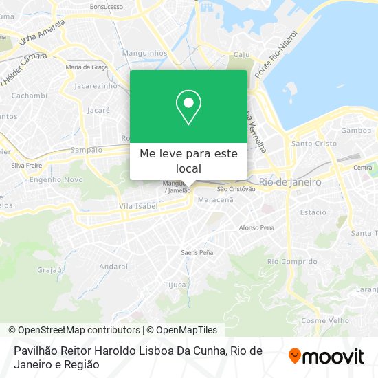 Pavilhão Reitor Haroldo Lisboa Da Cunha mapa