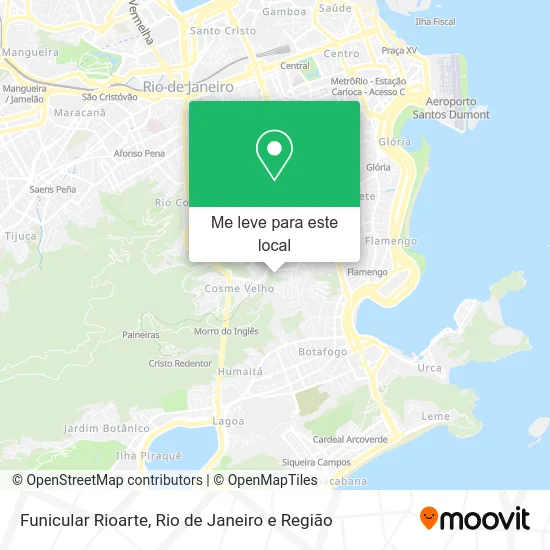 Funicular Rioarte mapa