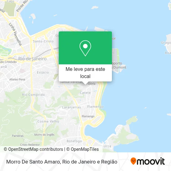 Morro De Santo Amaro mapa