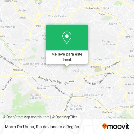 Morro Do Urubu mapa