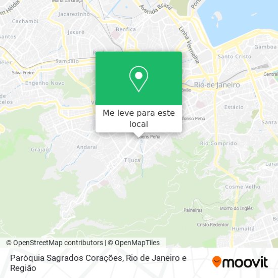 Paróquia Sagrados Corações mapa