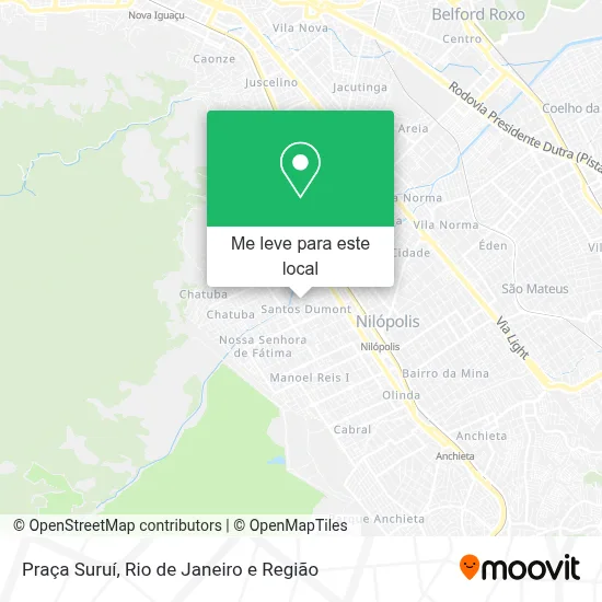 Praça Suruí mapa