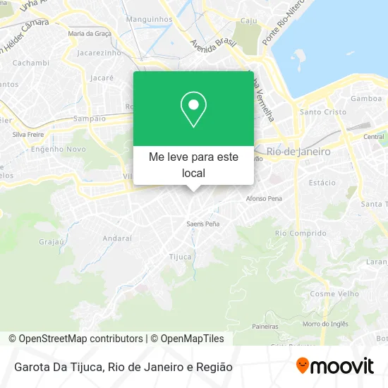 Garota Da Tijuca mapa