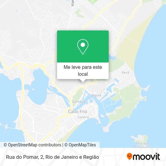 Rua do Pomar, 2 mapa