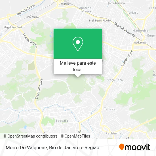Morro Do Valqueire mapa
