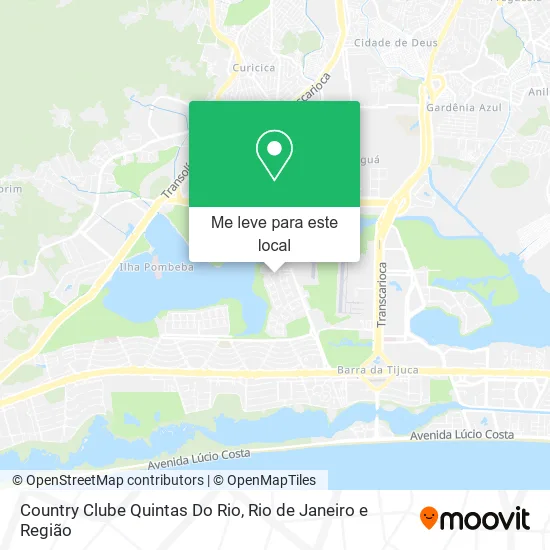 Country Clube Quintas Do Rio mapa