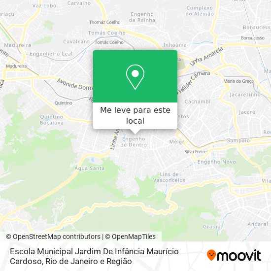 Escola Municipal Jardim De Infância Maurício Cardoso mapa