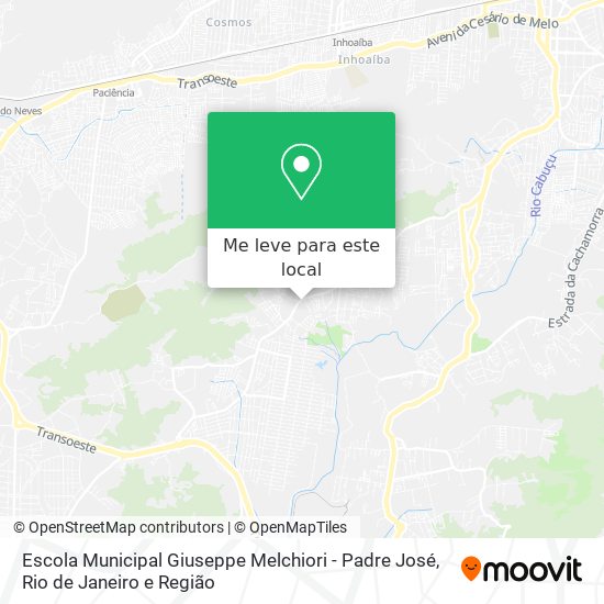Escola Municipal Giuseppe Melchiori - Padre José mapa