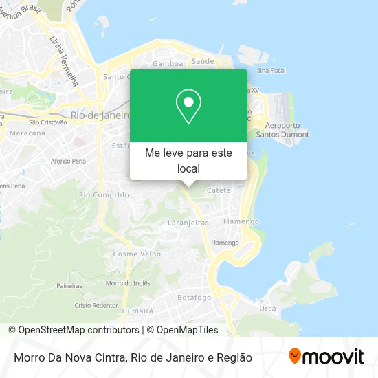 Morro Da Nova Cintra mapa