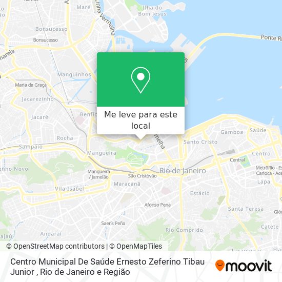 Centro Municipal De Saúde Ernesto Zeferino Tibau Junior mapa
