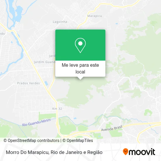 Morro Do Marapicu mapa