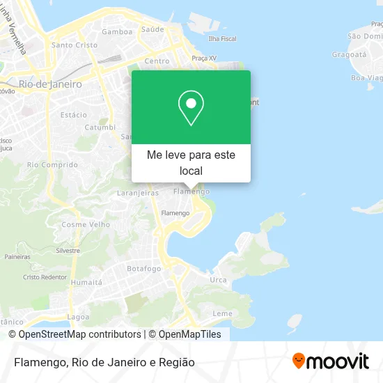 Flamengo mapa
