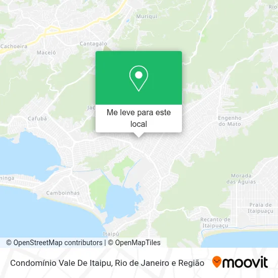 Condomínio Vale De Itaipu mapa