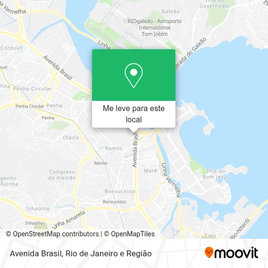 Avenida Brasil mapa
