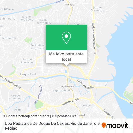 Upa Pediátrica De Duque De Caxias mapa