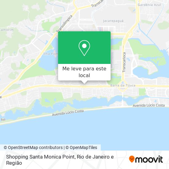 Shopping Santa Monica Point mapa