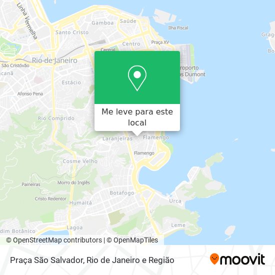 Praça São Salvador mapa