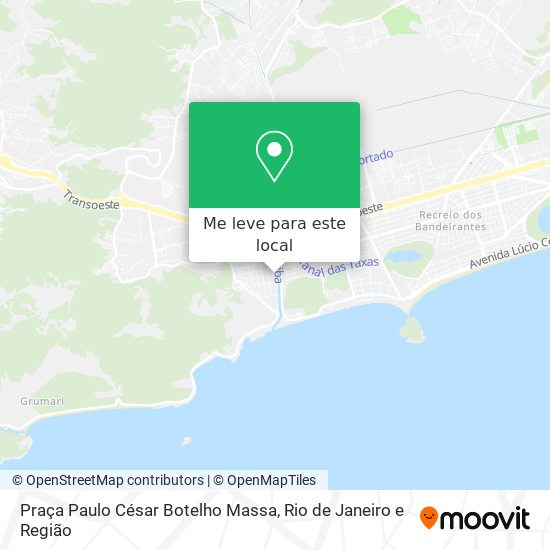 Praça Paulo César Botelho Massa mapa