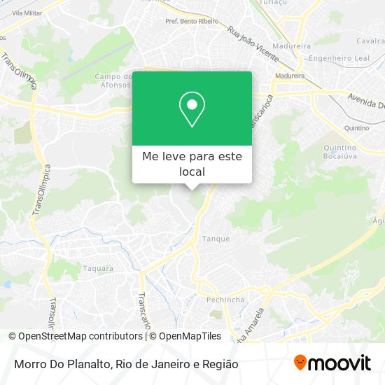 Morro Do Planalto mapa