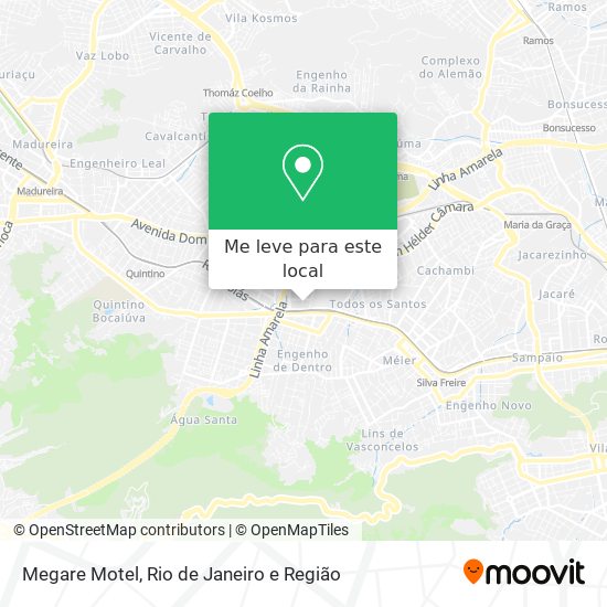 Megare Motel mapa