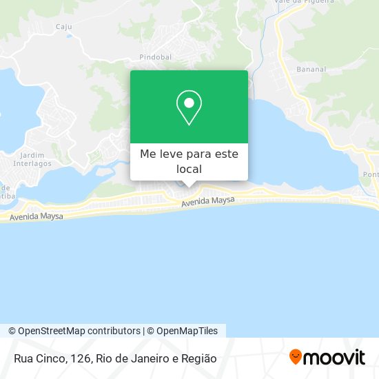 Rua Cinco, 126 mapa