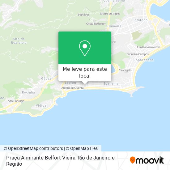 Praça Almirante Belfort Vieira mapa