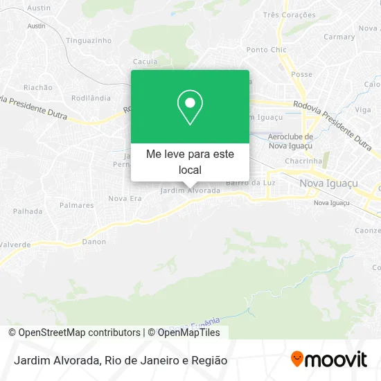 Jardim Alvorada mapa