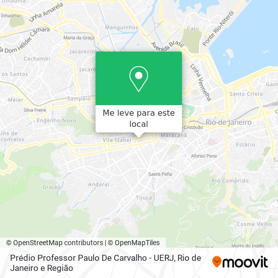 Prédio Professor Paulo De Carvalho - UERJ mapa