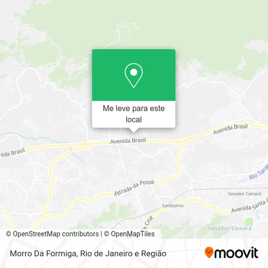 Morro Da Formiga mapa