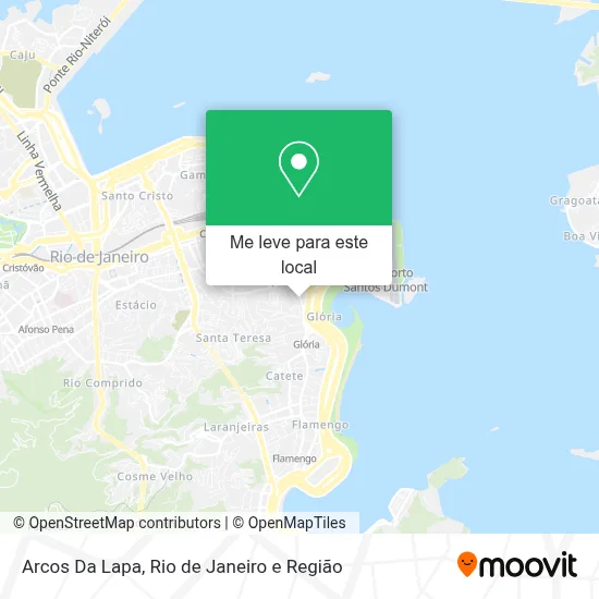 Arcos Da Lapa mapa
