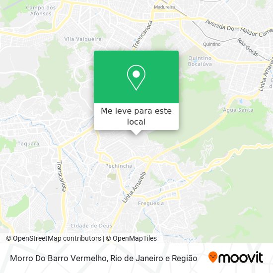 Morro Do Barro Vermelho mapa