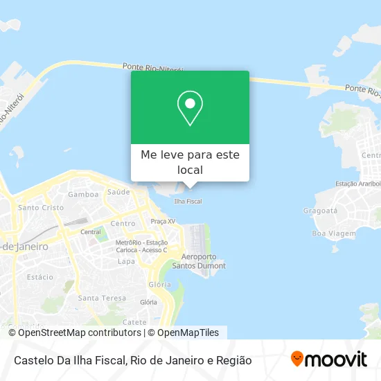 Castelo Da Ilha Fiscal mapa