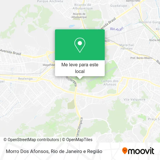 Morro Dos Afonsos mapa