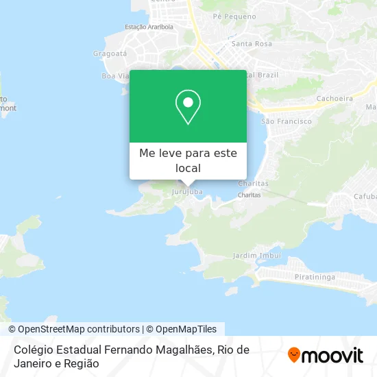 Colégio Estadual Fernando Magalhães mapa