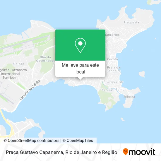 Praça Gustavo Capanema mapa
