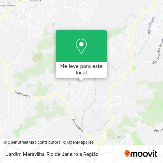 Jardim Maravilha mapa