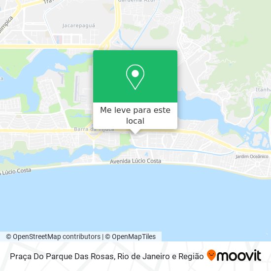 Praça Do Parque Das Rosas mapa