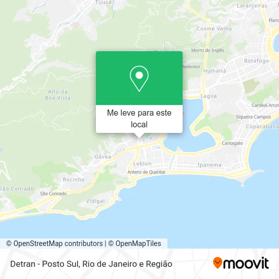 Detran - Posto Sul mapa